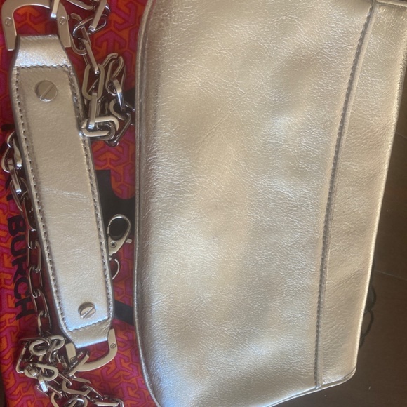 Tory Burch Silver Purse - Picture 3 of 5